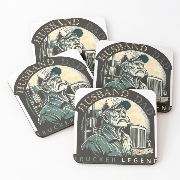 Item preview, husband dad trucker legend designed and sold by Digital-Artz.