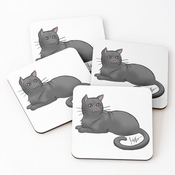 Artikelvorschau, Katze - Amerikanisch Kurzhaar - Schwarze Katze entworfen und verkauft von Jennifer Stolzer.