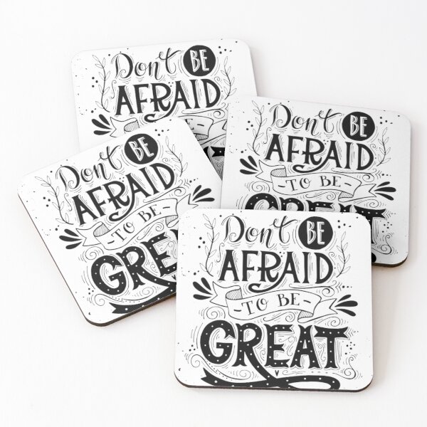 Item preview, Don't be Afraid to be Great Merch designed and sold by coolkiwie.