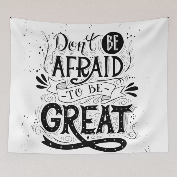Item preview, Don't be Afraid to be Great Merch designed and sold by coolkiwie.