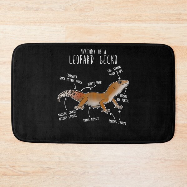 Artikelvorschau, Super Hypo Tangerine Leopard Gecko Lizard Reptile Anatomy entworfen und verkauft von Clara Hollins.