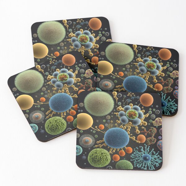 Item preview, Imagined Biology Micro Organism Cluster  designed and sold by FunWearVM.