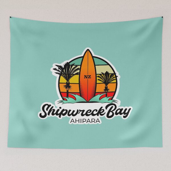 Item preview, Shipwreck Bay, Ahipara, Surf Design, New Zealand designed and sold by Kiwidom.