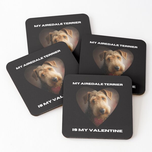 Item preview, Dog Valentine My Airedale terrier Is My Valentine designed and sold by netdota.