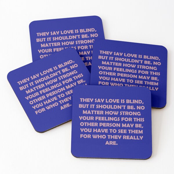 Item preview, They say love is blind, but it shouldn_t be. No matter how strong your feelings for this other       designed and sold by khaminhhn1122.