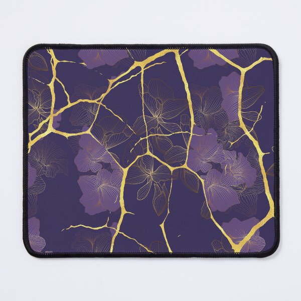 Item preview, Irises. Japanese Kintsugi Pattern designed and sold by CatCoconut-Art.