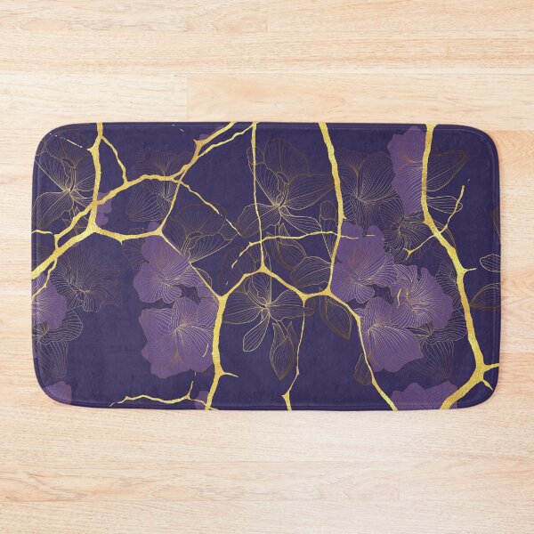Item preview, Irises. Japanese Kintsugi Pattern  designed and sold by CatCoconut-Art.