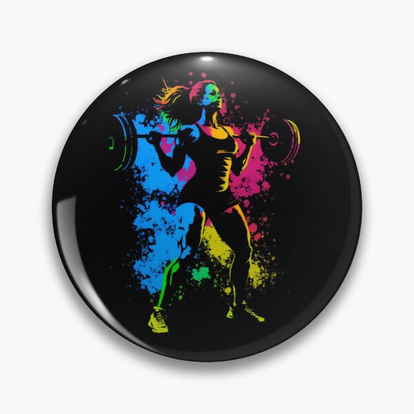 Item preview, Colorful power lifting weight gym funny gift gym shirt for women designed and sold by jojocat90.