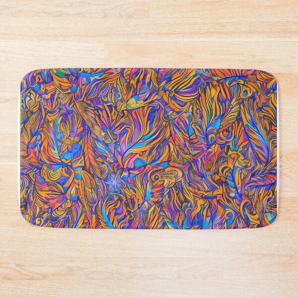 Item preview, Colorful Abstract Floral designed and sold by Poetic Patterns Studio.