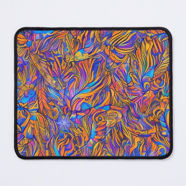 Item preview, Colorful Abstract Floral designed and sold by Poetic Patterns Studio.