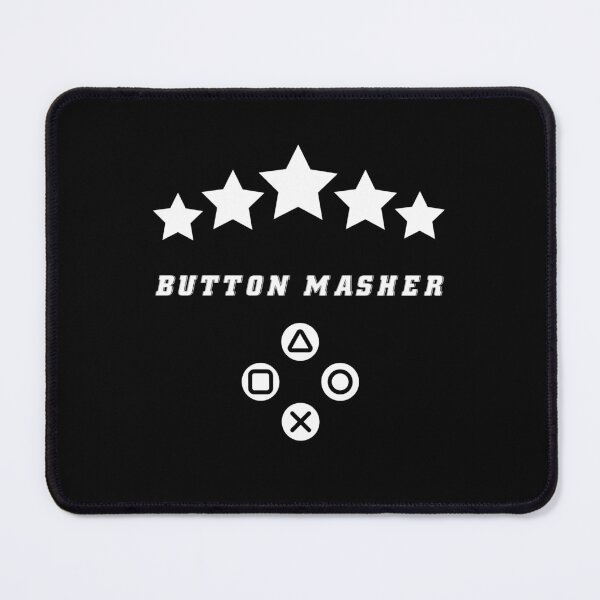 Item preview, Gaming Slogans -5 Star Button Masher - Funny Gamer Novelty Designs designed and sold by ImagesDesigns.