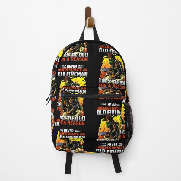 Item preview, Never Underestimate an old Fireman-funny gift for Retired Firemen designed and sold by BRtisticDesigns.