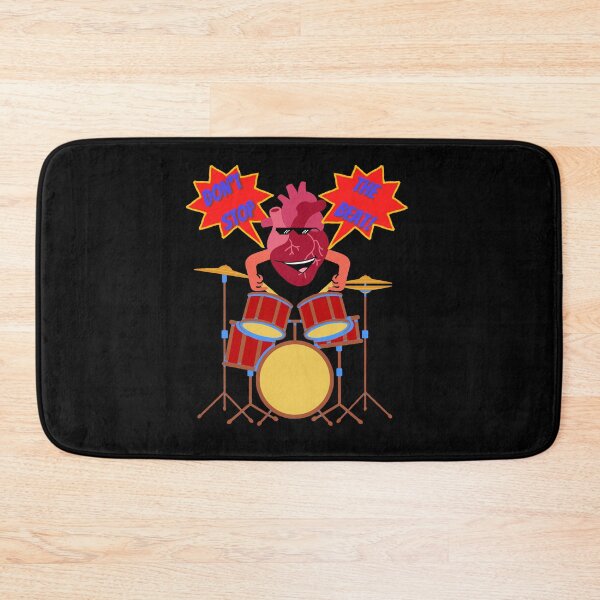 Item preview, Heart Disease Awareness Day Don't Stop the Beat Comic -Themed Design designed and sold by Rechtop.