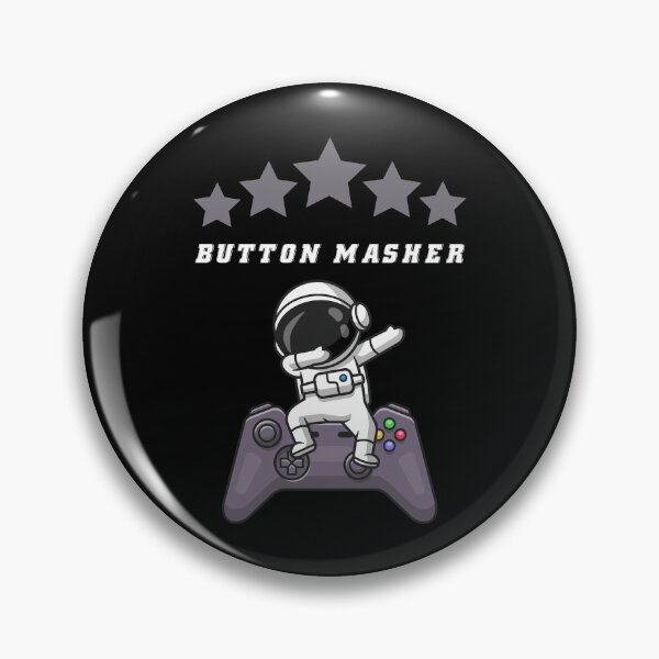 Item preview,  Gaming Slogans -5 Star Button Masher - Funny Gamer Novelty Designs designed and sold by ImagesDesigns.