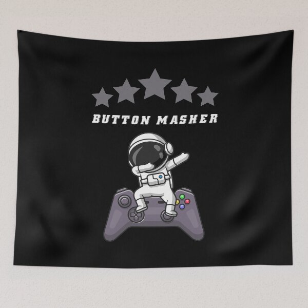 Item preview,  Gaming Slogans -5 Star Button Masher - Funny Gamer Novelty Designs designed and sold by ImagesDesigns.