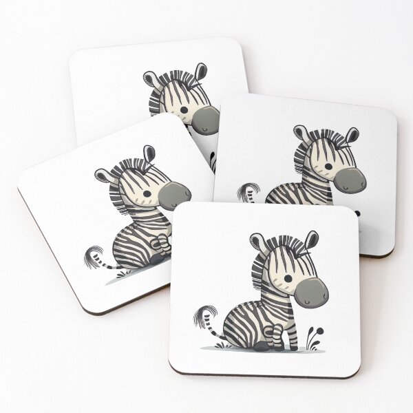 Item preview, Cute Zebra illustration designed and sold by JeClaDesign.