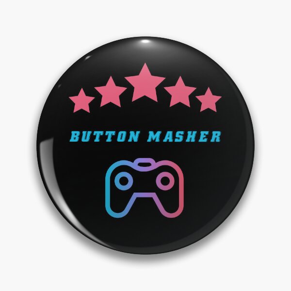 Item preview,   Gaming Slogans -5 Star Button Masher - Funny Gamer Novelty Designs designed and sold by ImagesDesigns.