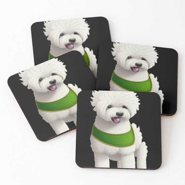 Item preview, Bichons Frise Dog Christmas Celebration 1 designed and sold by AnadAA.