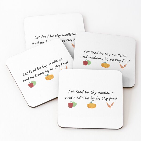 Item preview, Let food be thy medicine and medicine by thy food designed and sold by BRAZILCOOLSHIRT.