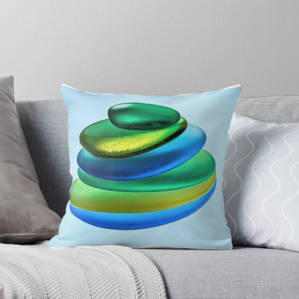 Item preview, Glass Stone Beach designed and sold by CrushArtColor.