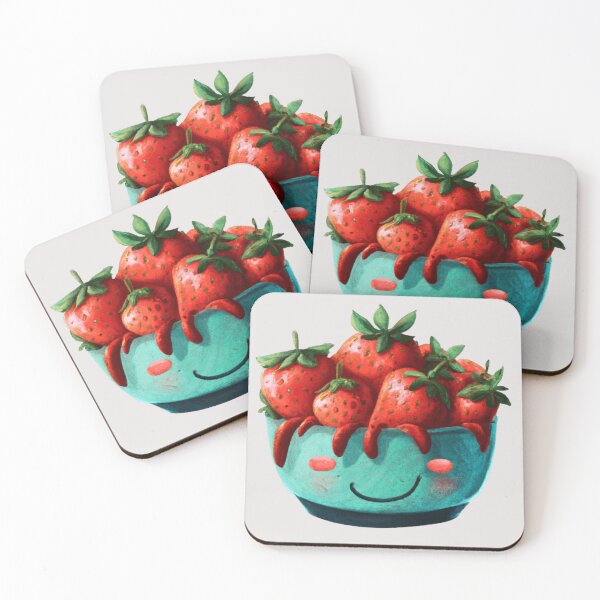 Item preview, Smiling Strawberries  designed and sold by Lilieae.