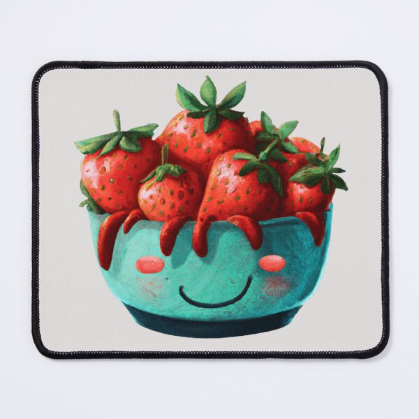 Item preview, Smiling Strawberries designed and sold by Lilieae.