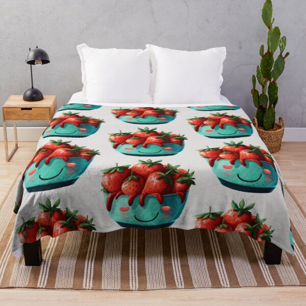 Item preview, Smiling Strawberries designed and sold by Lilieae.