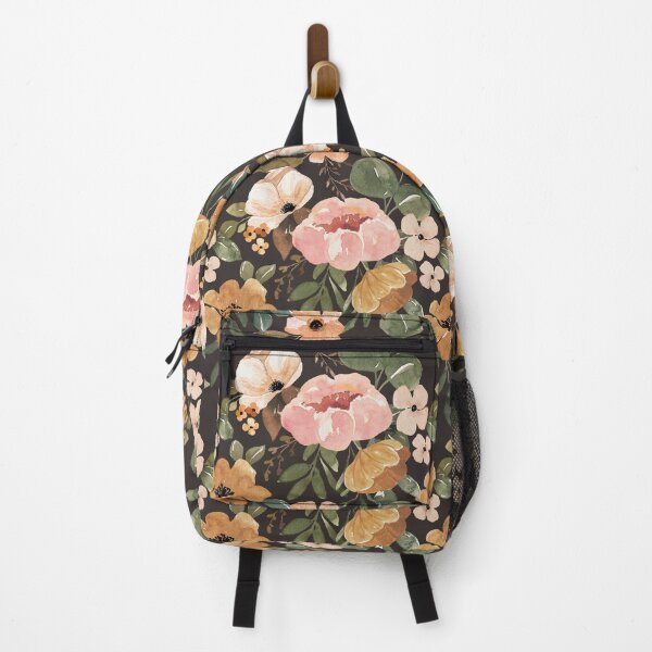 Vista previa del artículo con la obra «Boho Floral, Moody Floral, Flores de acuarela rosa rubor, Decoración floral vintage», diseñado y vendido por cateandrainn.
