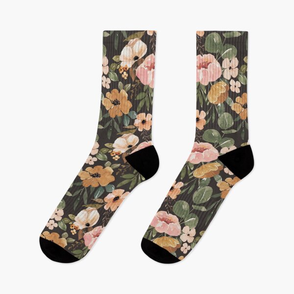 Item preview, Boho Floral, Moody Floral, Blush Pink Watercolor Flowers, Vintage Floral Decor designed and sold by cateandrainn.