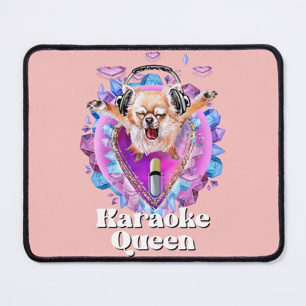 Item preview, Karaoke queen Singing chihuahua  designed and sold by TipTopTapo.