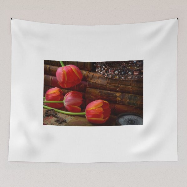 Item preview, Tulips And Old Books With Crown designed and sold by Garry Gay.