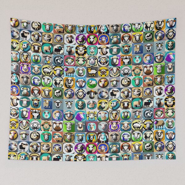 Item preview, SHEEPS!SHEEPS!SHEEPS! designed and sold by LuBits.