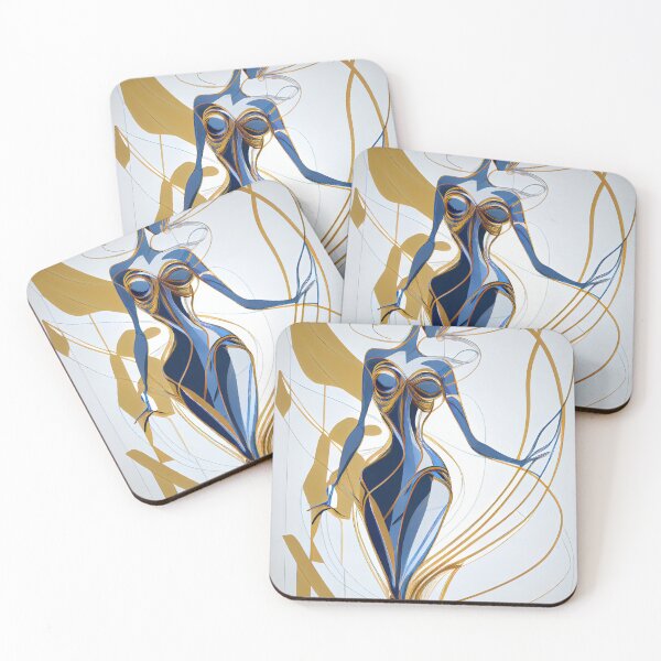 Item preview, Graceful Movement: Abstract Female Form designed and sold by Colourpixels.