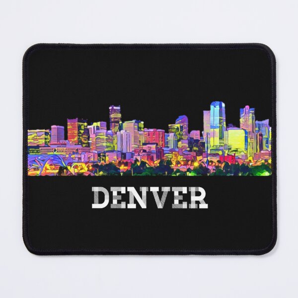 Item preview, Denver Colorado Skyline Pattern designed and sold by Dude  Stuff.