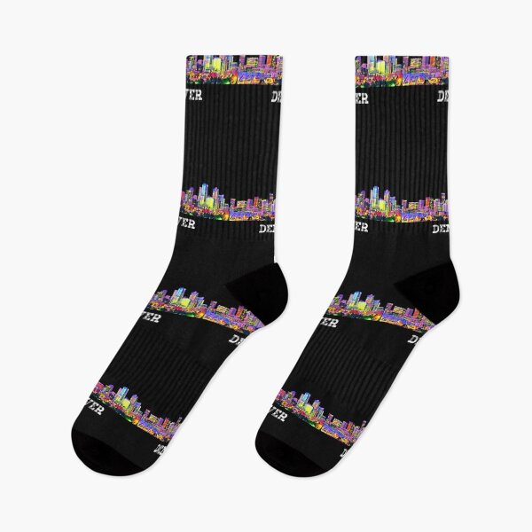 Item preview, Denver Colorado Skyline Pattern designed and sold by Dude  Stuff.