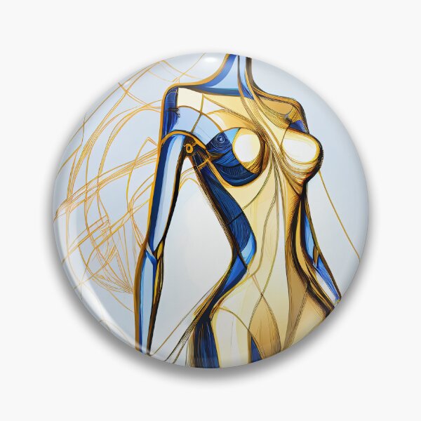 Item preview, Elegant Entwined: Abstract Female Form designed and sold by Colourpixels.