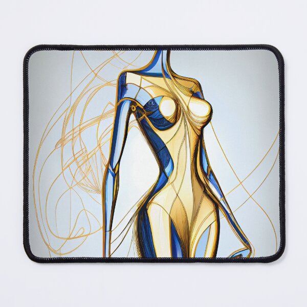 Item preview, Elegant Entwined: Abstract Female Form designed and sold by Colourpixels.