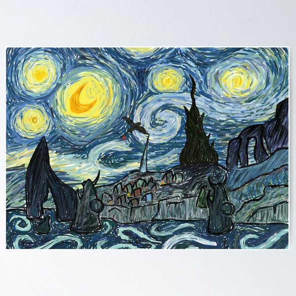Item preview, Berk's Starry Night designed and sold by Scarlet-x-Rose.