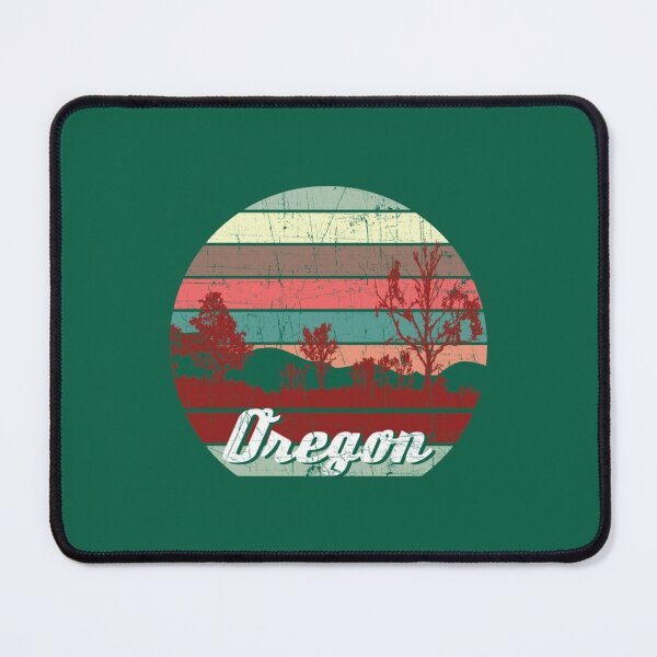 Item preview, Retro Color Distressed Design Oregon Travel Camping   designed and sold by BLACKSMOKECOL.