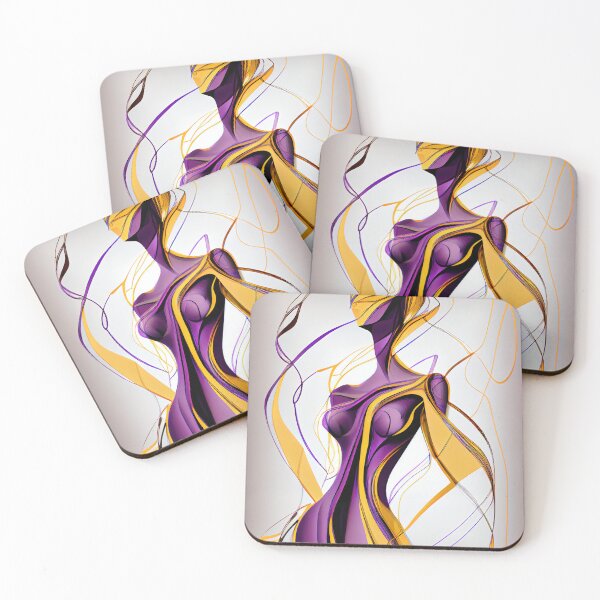 Item preview, Feminine Energy Unleashed: Abstract Form designed and sold by Colourpixels.