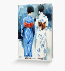 'Geishas' Greeting Card