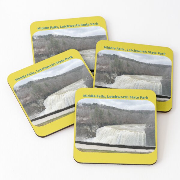 Item preview, Middle Falls In Winter - Letchworth State Park designed and sold by TechLaughs.