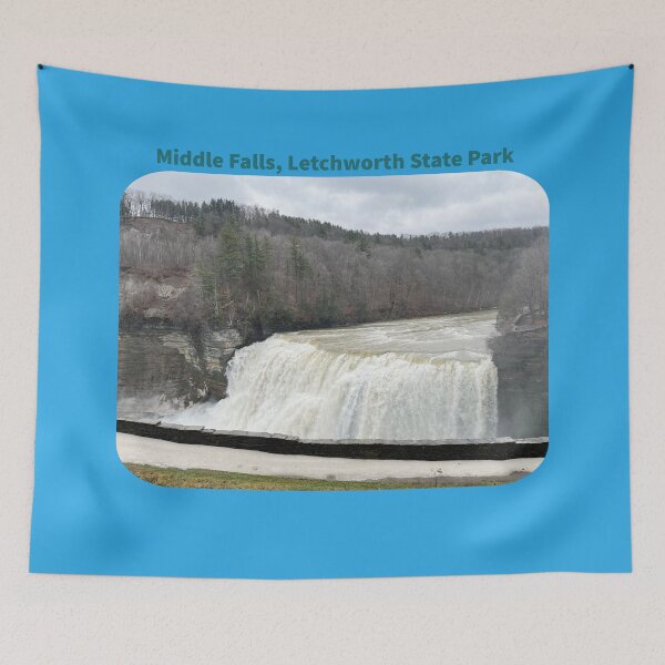 Item preview, Middle Falls In Winter - Letchworth State Park designed and sold by TechLaughs.