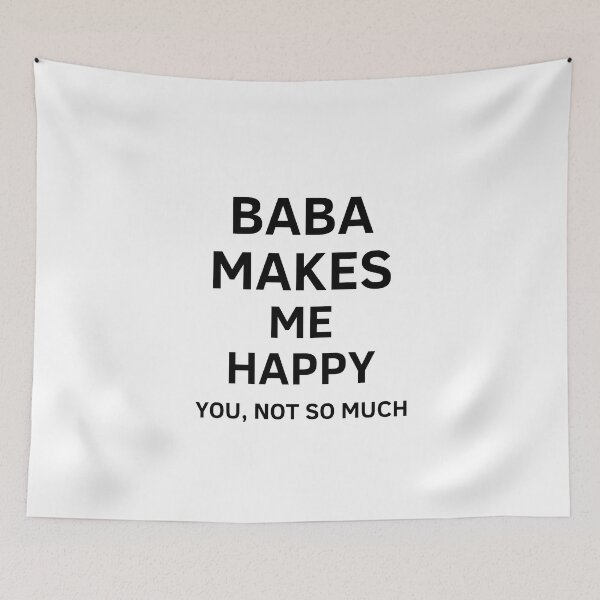 Aperçu de l'œuvre BABA makes ME HAPPY - Design persan (iranien) créée et vendue par Persian Pride Official.