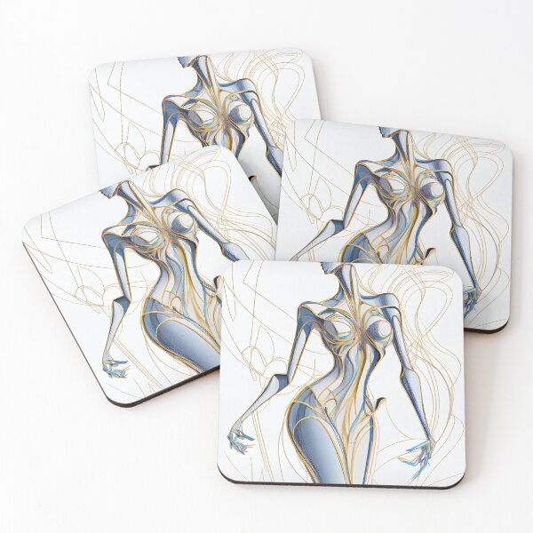 Item preview, Entwined Elegance: The Female Form in Abstract designed and sold by Colourpixels.