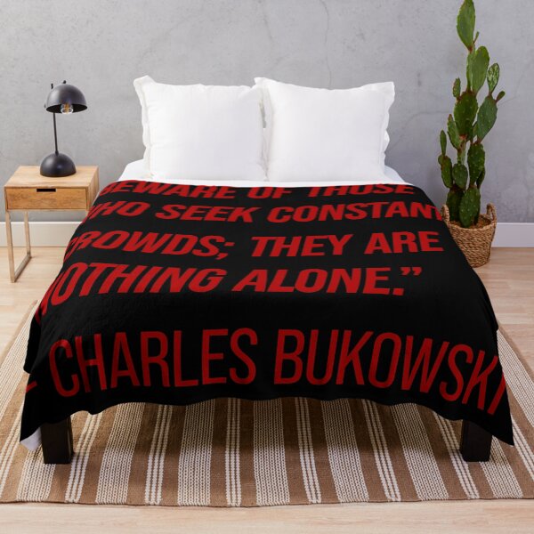 Item preview, Charles Bukowski Quote designed and sold by Texterns.