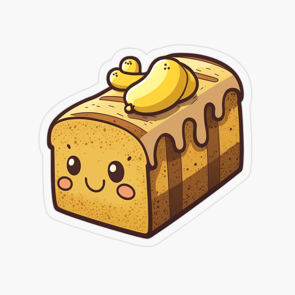 Banana Bread Loaf Bunny Cute Washi Tape — Kimchi Kawaii