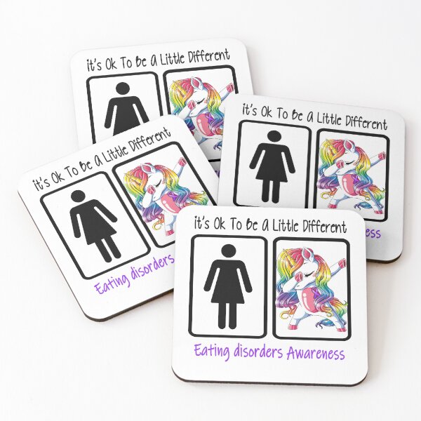 Item preview, Eating disorders Awareness - It is Ok To Be A Little Different designed and sold by RekaJoJo.