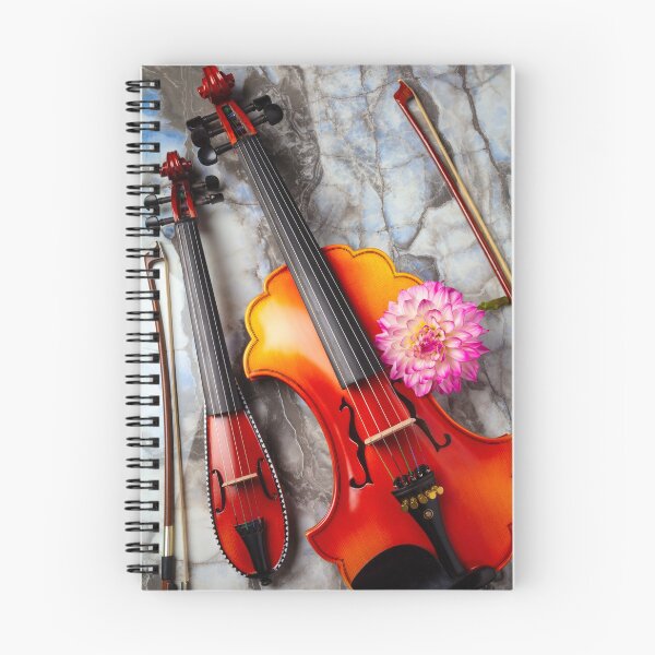 Item preview, Baroque And pocket Violin With pink Dahlia designed and sold by Garry Gay.