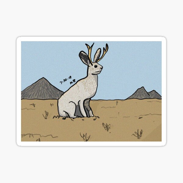 Item preview, Jackalope Digital Illustration designed and sold by Marlin Roth.